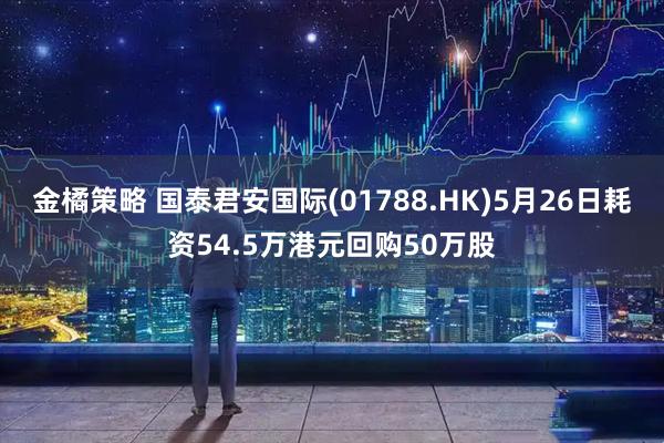 金橘策略 国泰君安国际(01788.HK)5月26日耗资54.5万港元回购50万股